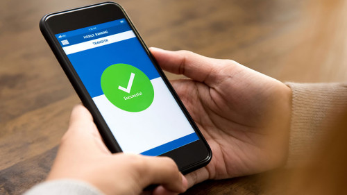 Woman successfully transferred money online via electronic inter