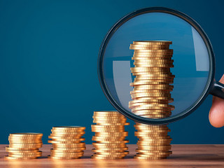 Money makes money investment concept