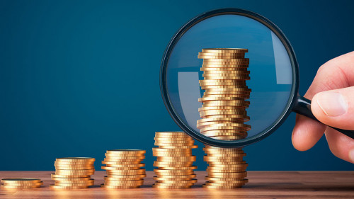 Money makes money investment concept