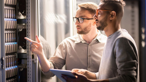 Team of specialists managing network server