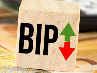 Euro Geldscheine und Bruttoinlandsprodukt BIP