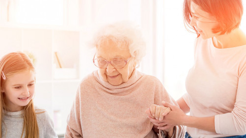 Three generation of women