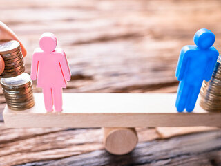 Equal Gender Seesaw Balance