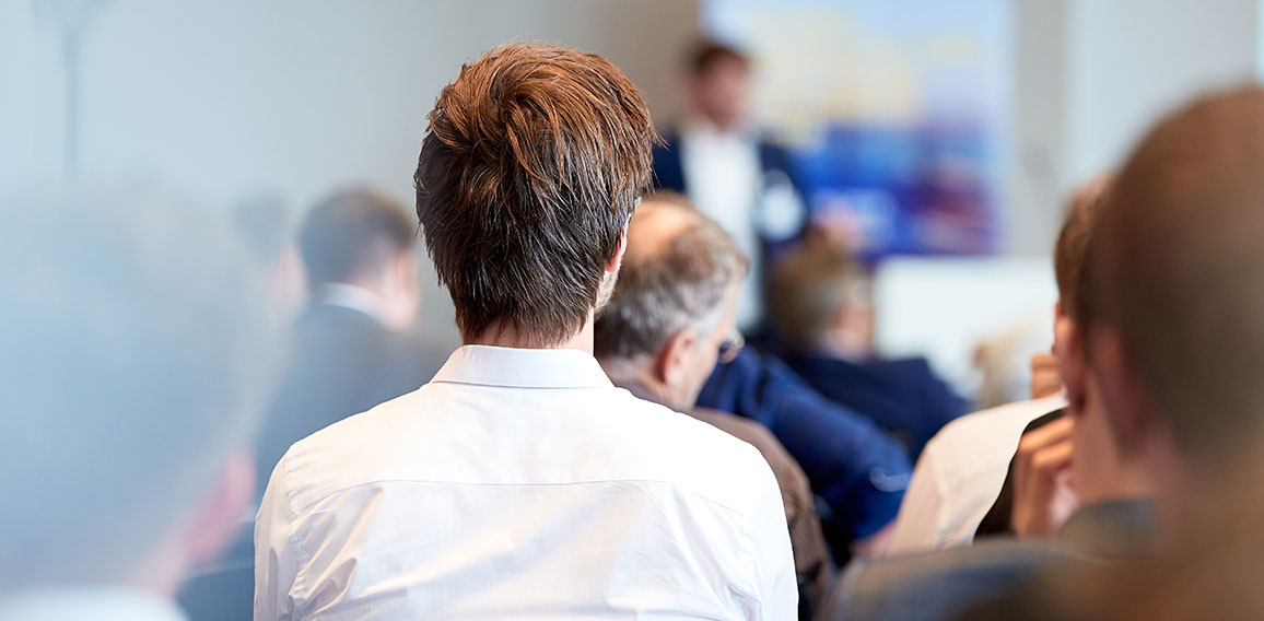 seminar detail with bokeh effect