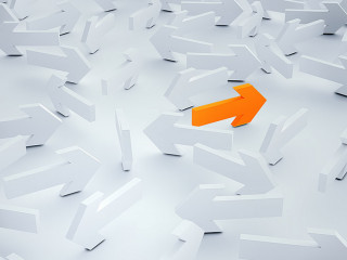 Choose your direction . Mixed media