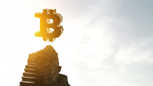 Crypto currency market. Mixed media