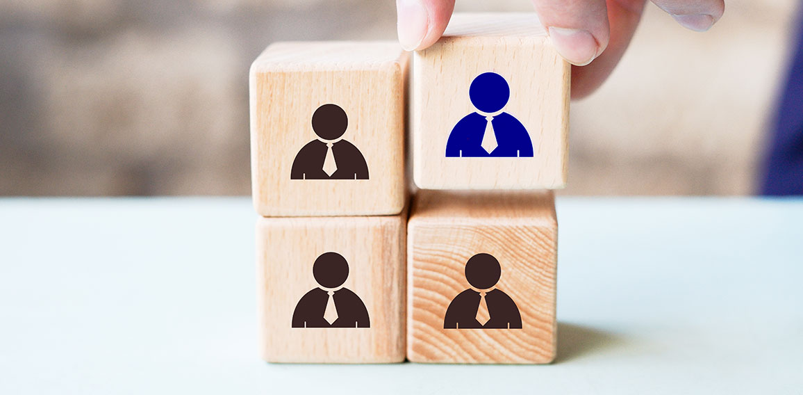 Human resource management and recruitment business employee conc