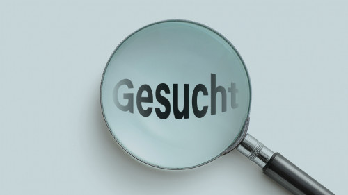 Magnifying glass isolated on white background