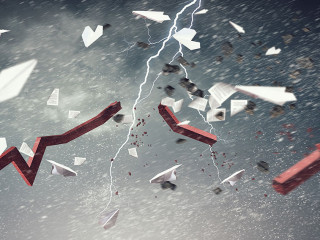 Crisis and failure concept