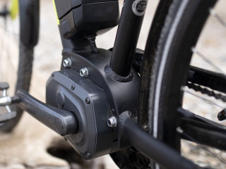 Detail view of e bike
