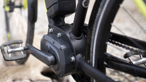 Detail view of e bike