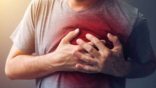 Adult male with heart burn condition