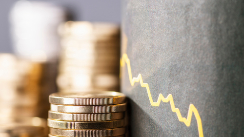 Loss of value of money due to inflation