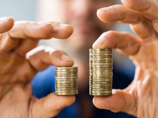 Money Disparity And Pay Gap. Comparing Tax