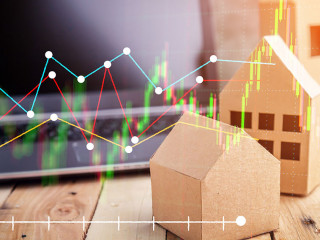 Real estate on the top of wooden floor. house, building, home, F