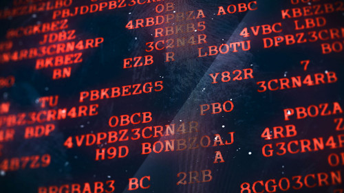 Digital technology computer background data screen