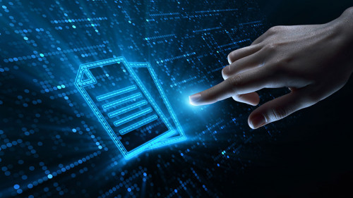 Document Management Data System Business Technology Concept