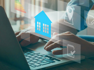 real estate, buy house concept, choosing home with parameters of