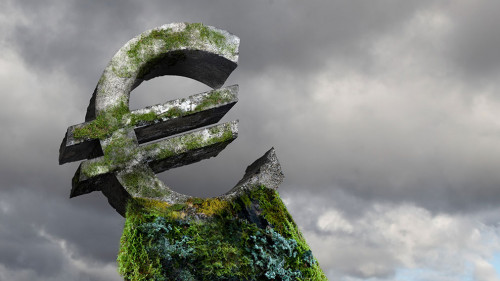 Collage on business and money theme