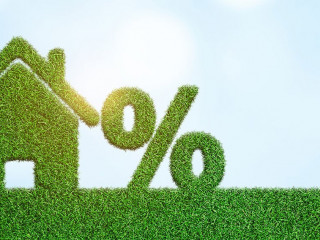 Property investment and house mortgage financial real estate concept