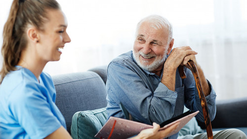 nurse doctor senior care caregiver photo album help assistence r