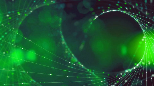 Abstrakte Linien mit Lichtern