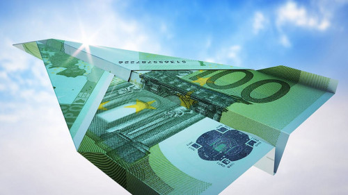 Papierflieger 100 Euro 1