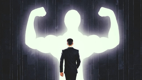 Confidence and development concept