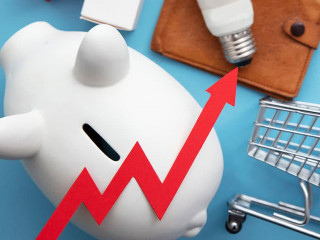 Rising cost of living. inflation financial crisis background