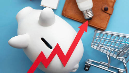 Rising cost of living. inflation financial crisis background