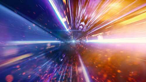 Daten fliegen mit Lichtgeschwindigkeit über die Datenautobahn i