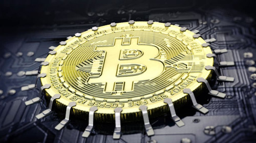 Bitcoin auf Leiterplatte