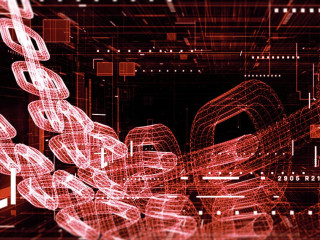 Blockchain technology connections, Cryptocurrency digital encryp