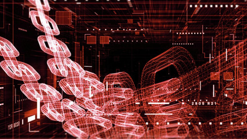 Blockchain technology connections, Cryptocurrency digital encryp