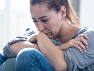 Young woman suffering from depression