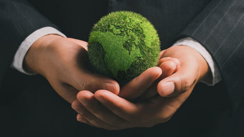 World Earth Day. ESG concept of environmental, social, and gover