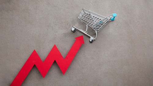 Rising cost of living. inflation financial crisis background