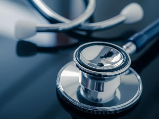 stethoscope for doctor and medical nursing people in hospital, h