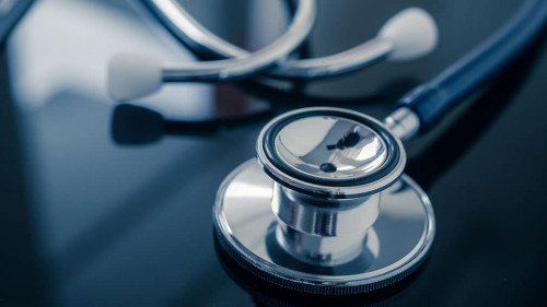 stethoscope for doctor and medical nursing people in hospital, h