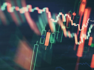 Stock or business market analysis concept. Business financial or