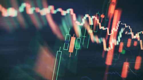 Stock or business market analysis concept. Business financial or