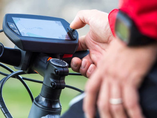 On-board display on modern Ebike, E-Mountainbike