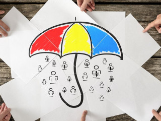 Safety and life insurance concept