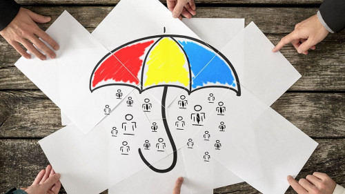 Safety and life insurance concept