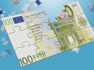 Puzzle of the euro banknotes