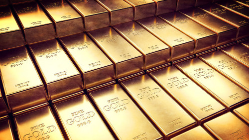 golden ingot background