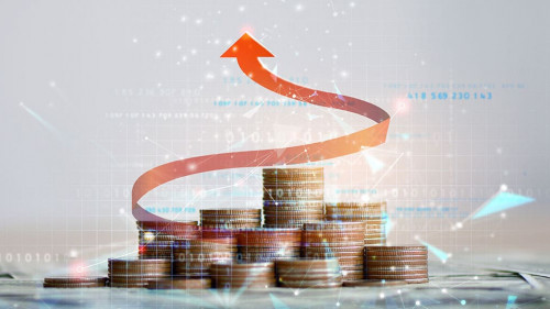 Muenzstapel-Pfeil-559046135-AS-Kalawin