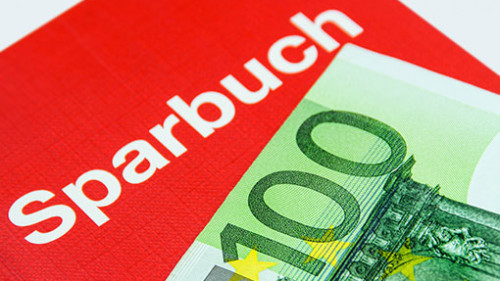 Sparbuch mit 100 Euro