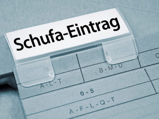 Ordner mit Schufa-Eintrag
