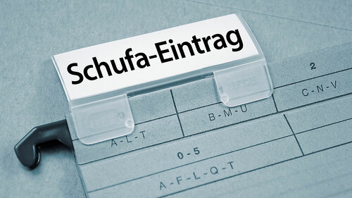 Ordner mit Schufa-Eintrag